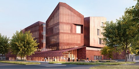 Artist impression of new court Artist impression of new court