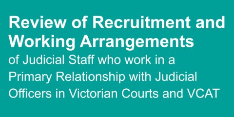 Review of Recruitment and Working Arrangements of Judicial Staff Who Work in a Primary Relationship 